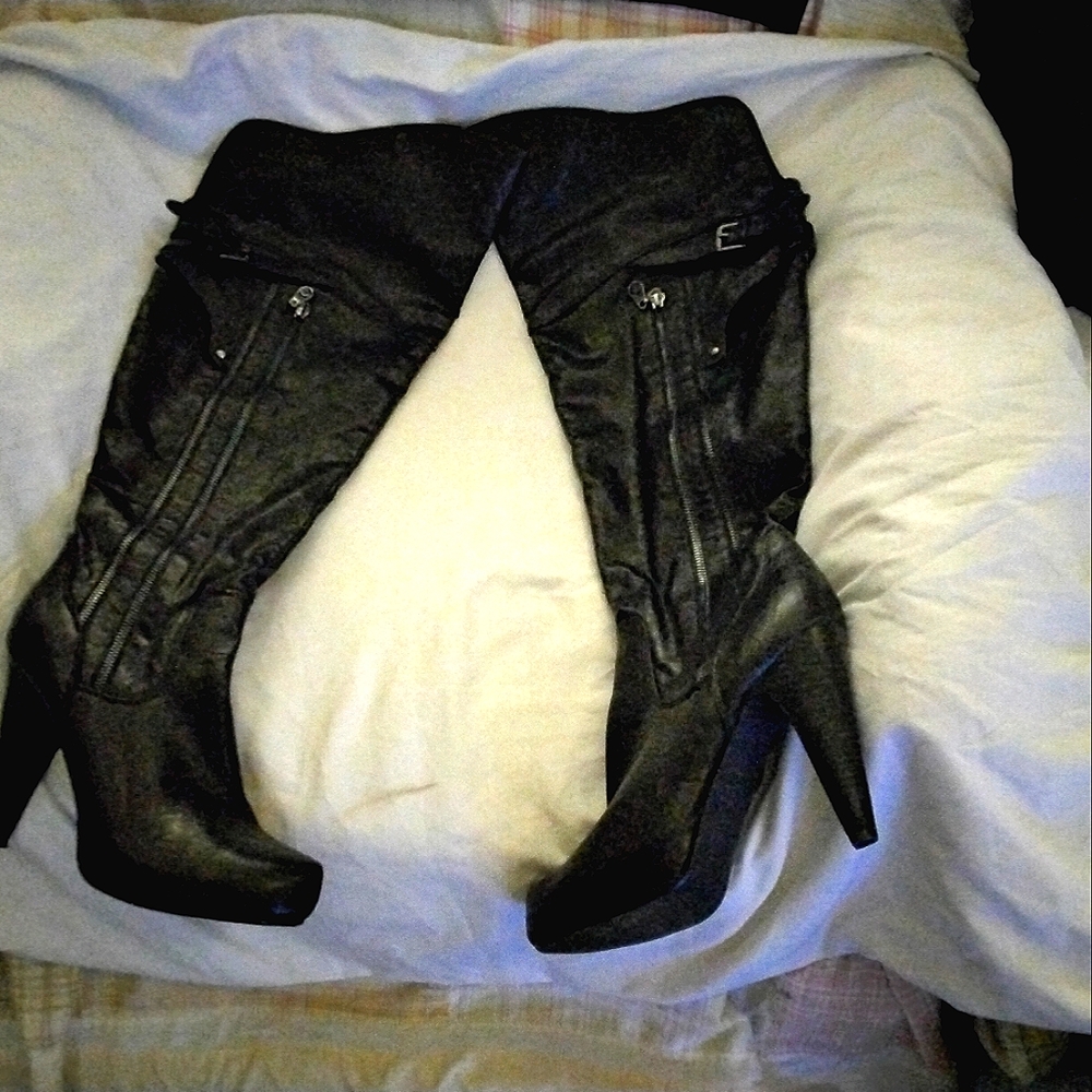 Tall Black Boots